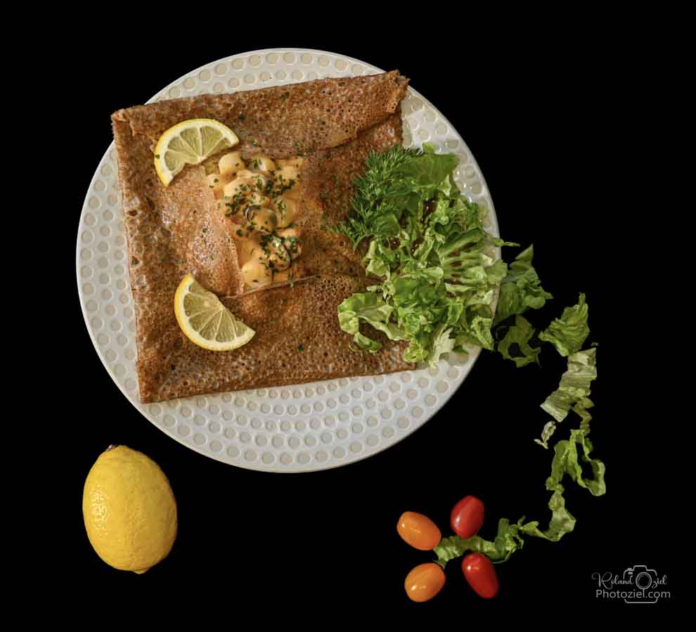 Crêperie avec crêpes à consommer sur pl;ace
