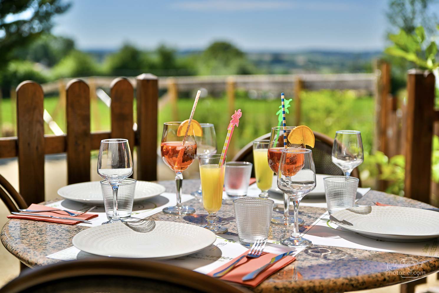 Terrasse couverture du Restaurant de la Courillère